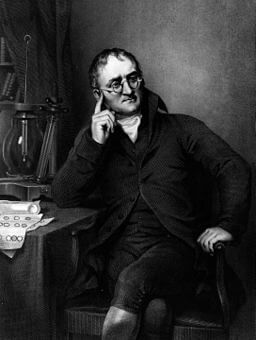 John Dalton, scopritore della legge delle proporzioni multiple o legge di dalton